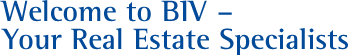 Herzlich willkommen bei BIV - Ihren Immobilienspezialisten